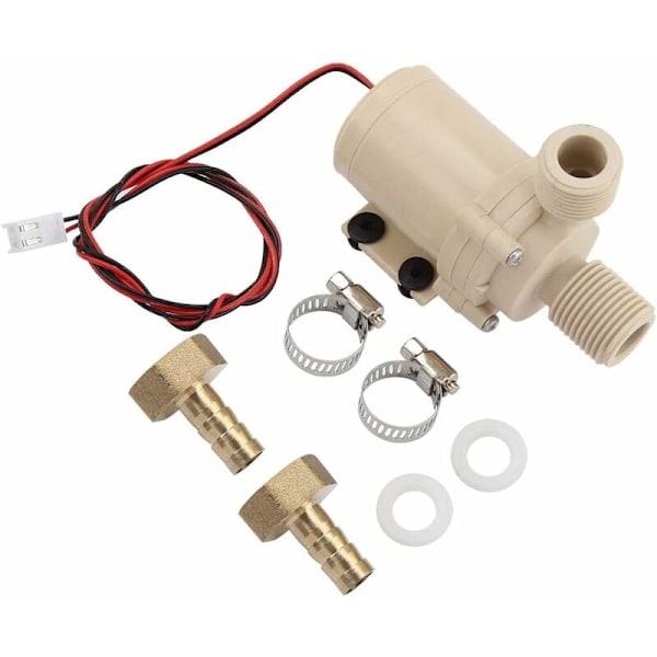 DC 12V Solvattenpump, Varm-/Kallvattencirkulationspump KLB