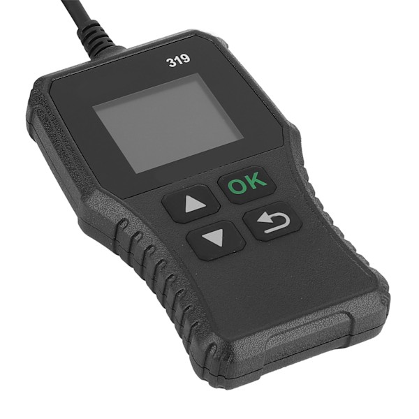 OBD2 felkodsläsare, flerspråkig LCD-display, diagnostikverktyg för ELM327 0.3