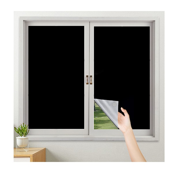 INF DIY blendingsgardin Svart Black 145 x 200 cm