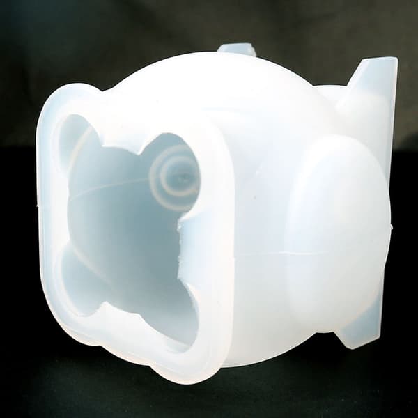 3D gris silikone lysform DIY håndværk silikoneform