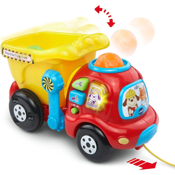 VTech Drop & Go -tiivistyskuorma-auto (Helppo avata pakkaus)
