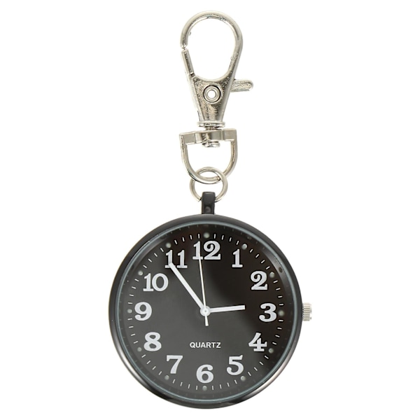 1 stk. quartz lommeur Ur Alloy sygeplejerskeur ur Sort Black 8X4CM