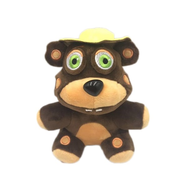 18-25 cm FNAF plyschleksak Fazbear Björn Docka 18 18