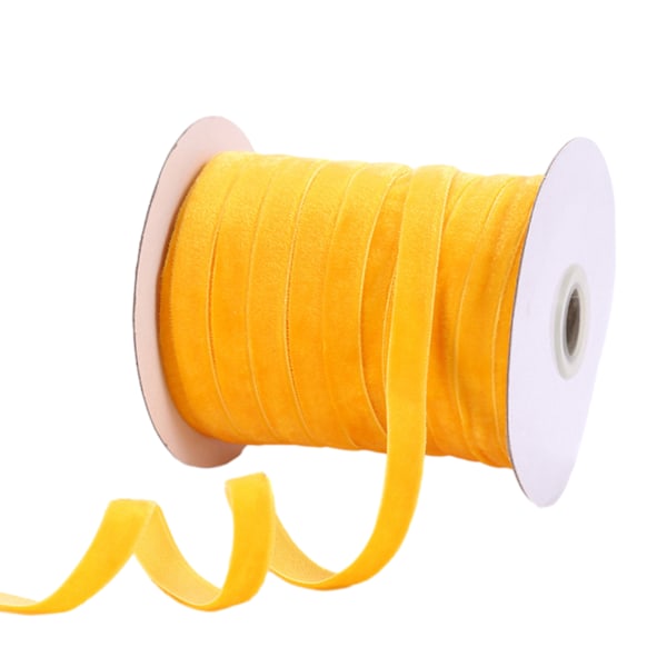Dekorativa DIY Sammetband Lättanvända upp till 50 meter i flera färger [GKS] style 4