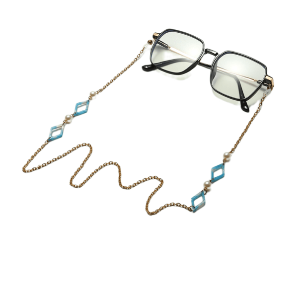 Ihåliga solglasögon Läsglasögon Kedja Glasögon Korthållare Halsrem Rep Mode Damhängande Glasögonkedjor