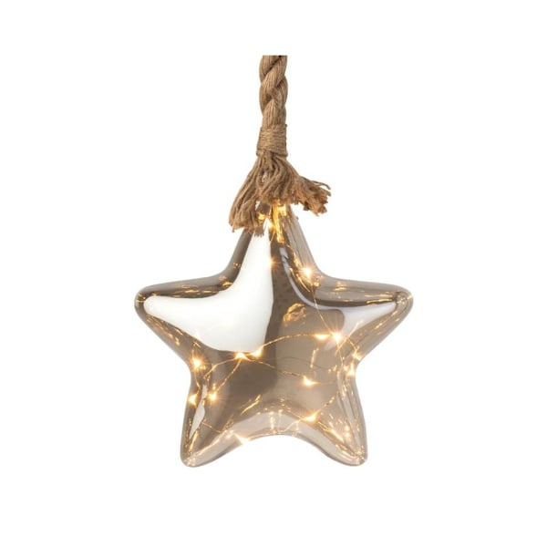 Lumineo Rope Star Bauble One Size Guld Gold