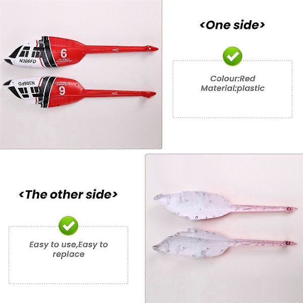 RC Legetøjshelikopter Opgradering C138 fuselage shell kit til RC ERA C138 Bell 206 1:33 RC legetøjshelikopter P