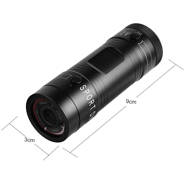Cykkel Action Kamera, 1080P HD Videokamera Vandtæt DV Camcorder【GKS】