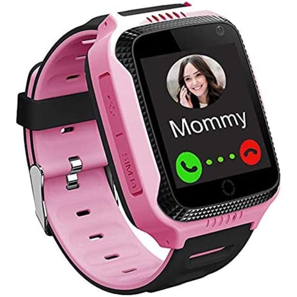 GPS Kids Smartwatch Telefon - Pekskärm Kids Smartwatch wit