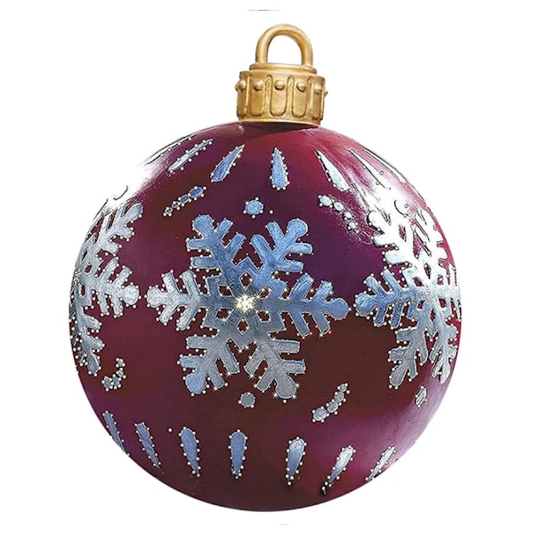 Stor oppustelig julekugle i PVC, julepynt 2