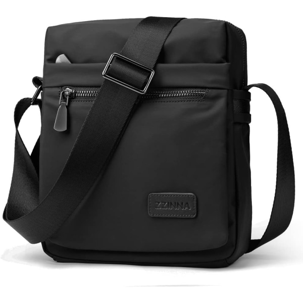 Men's iPad shoulder bag, black, m, casual daypack