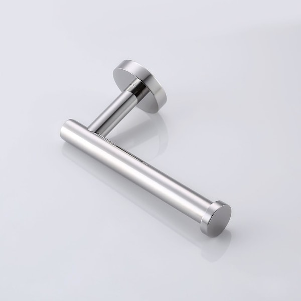 Toiletpapirholder i rustfrit stål, toiletpapirholder, vævsdispenser til badeværelse og køkken, moderne stil, vægmonteret, poleret stål