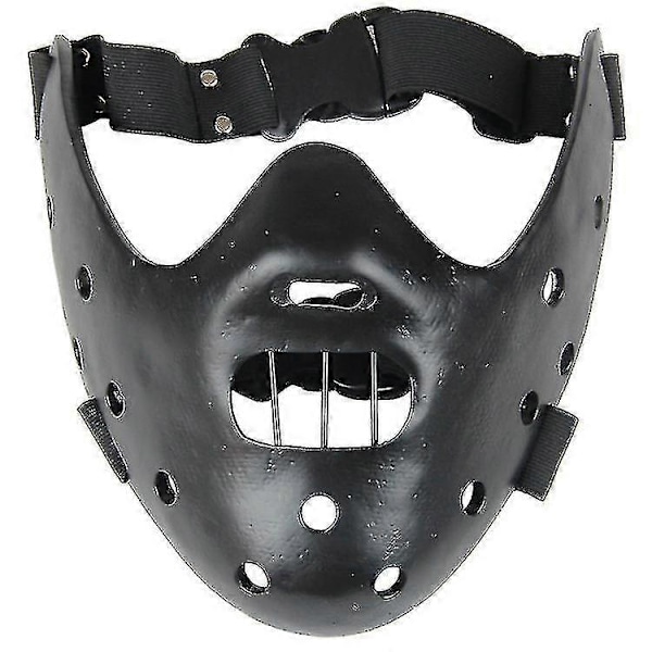 Hannibal Masker Skräck Hannibal Resin Lecter The Silence of the Lambs Maskeradmask 3 Färger