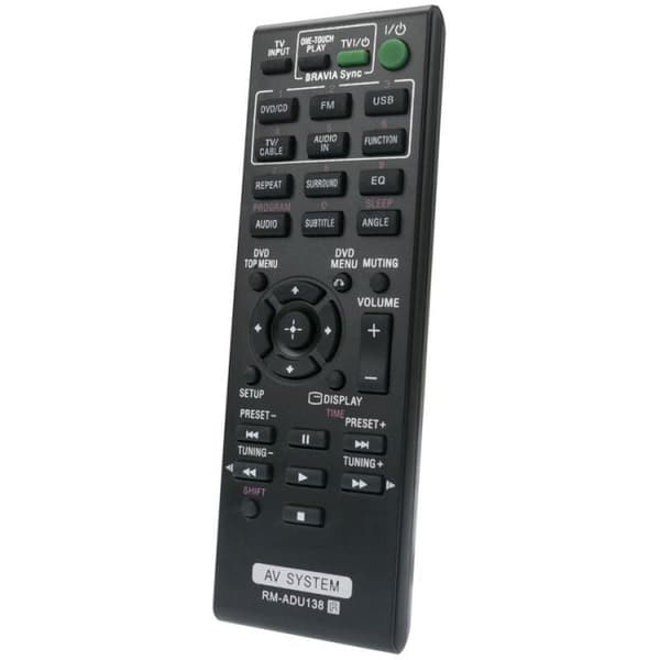 Adu138 Erstatningsfjernkontroll Passer AV System DAV-TZ145 HBD-TZ140