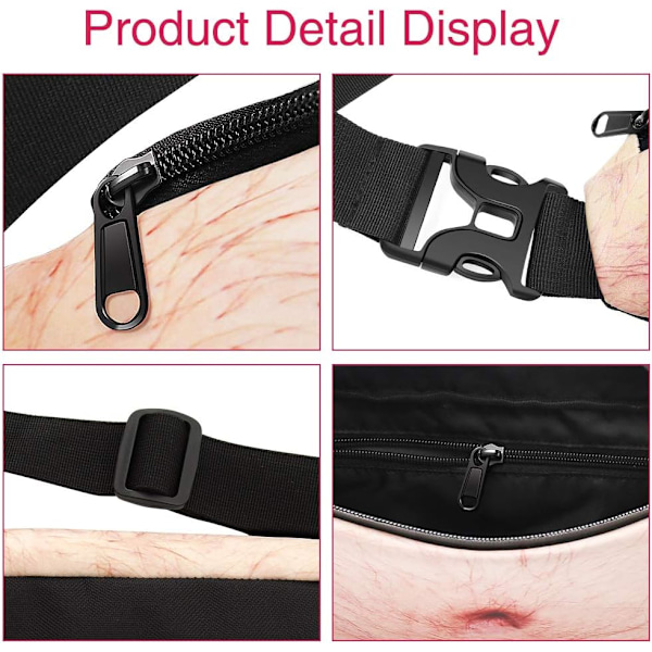 Jouluiset pila-lahjat, Beer Belly Dad Bag 3D Väärennetty olutmaha-laukku 【GKS】