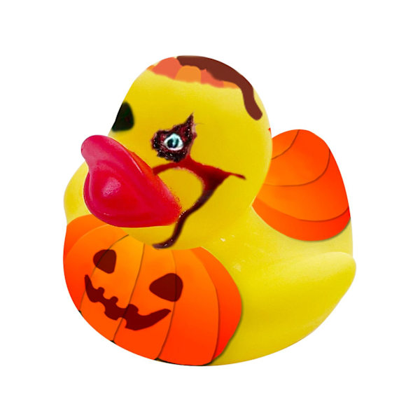 Badleksaker för Bebisar 24 Stycken Gummiankor Julklapp Blind Box för Barn Halloweenpresent