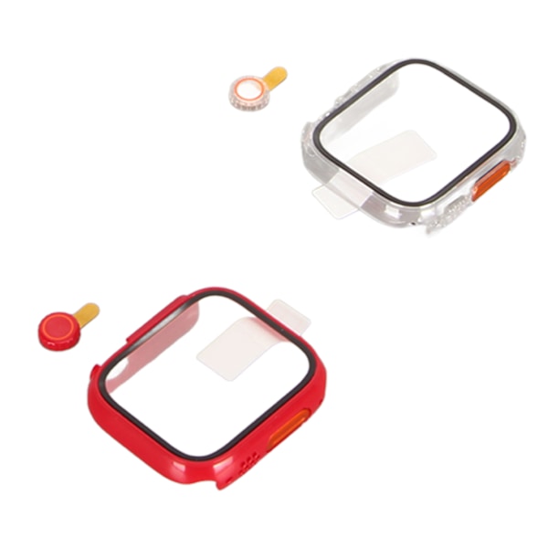 10 st klockfodral professionellt ultratunt härdat glas skärmskydd klockskydd för Iwatch Series SE 2022 6 5 4 SE 44mm