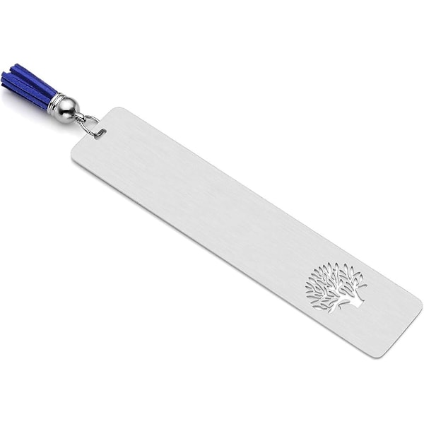 Bookmarks in stainless steel Silver Hollow Tree of Bookmark