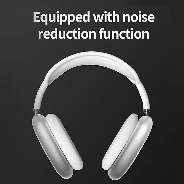 P9Max Bluetooth Headset Trådløst Headset Fungerer med Apple Air MAS Bluetooth Hovedtelefoner Black