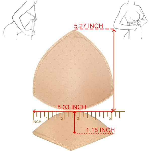 BH-inlägg 5 par. BH-inlägg som andas E-cup