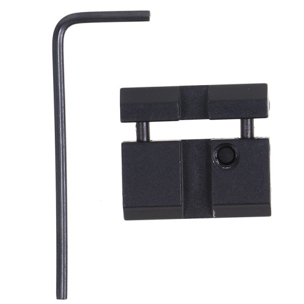 Taktisk kikarsiktesadapterbas 11mm Dovetail till 20mm Weaver Picatinny-skena