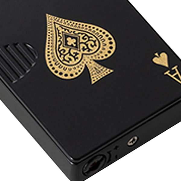 Poker Lighter Spade A Sink Alloy Vindtett UV Pengesjekk