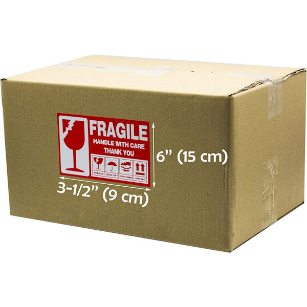 Fraktlapper 300 stk, (6\" x 3,5\") Store Skjør Håndter