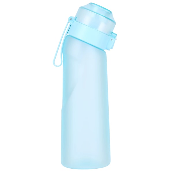 Smaksatt vannflaske med 7 pods Air Water Up Bottle Frosted Black 650 ml Air Startup Set Vannkopp for camping sport 0 Sky Blue