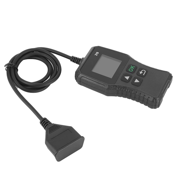 OBD2 felkodsläsare, flerspråkig LCD-display, diagnostikverktyg för ELM327 0.3
