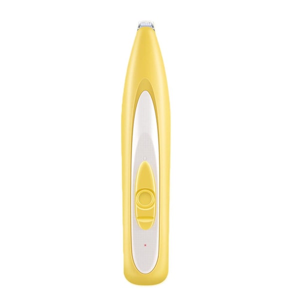Husdjur Hund Katt Hår Trimmer Rakapparat Rakning USB för Fot Ti yellow 1 pcs