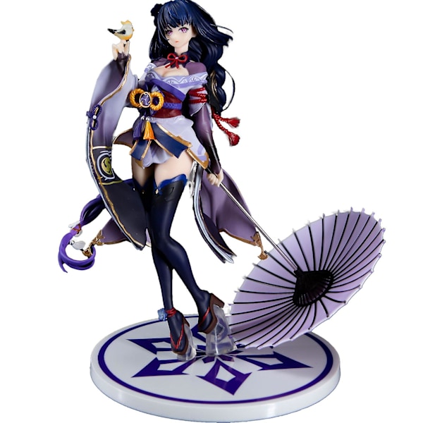 28cm Genshin Impact Beelzebul Anime Figur Raiden Shogun Gk Action Figur Pvc Staty Modell Dukke Dekorasjon Julleker Gave 23cm Beelzebul 23cm Beelzebul NO box