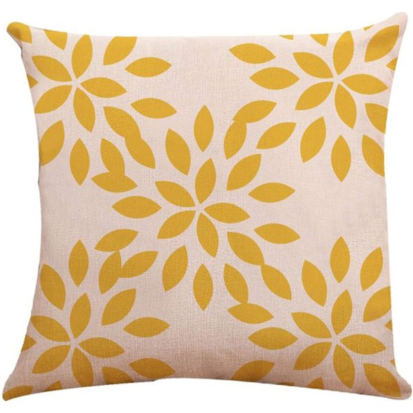 Kuddfodral 18x18 set om 4, modernt fodral med soffa, dec