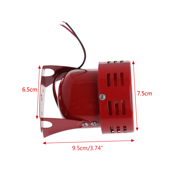 12V Universal Elektrisk Bil Bil Lastebil Motorsykkel Drevet for Raid Sirene Horn Alarm Høy Ultra Kompakt Sikkerhet Redning 50