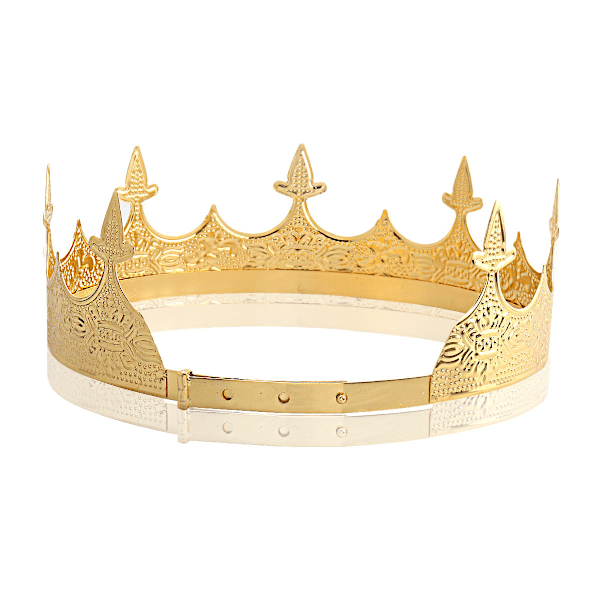 Kunglig Krona för Män - Kunglig Kronprins Tiara för Män för Bröllop, Födelsedag, Bal, Halloween Dekorationer, Alexander Replacement Pads Replacement Pads