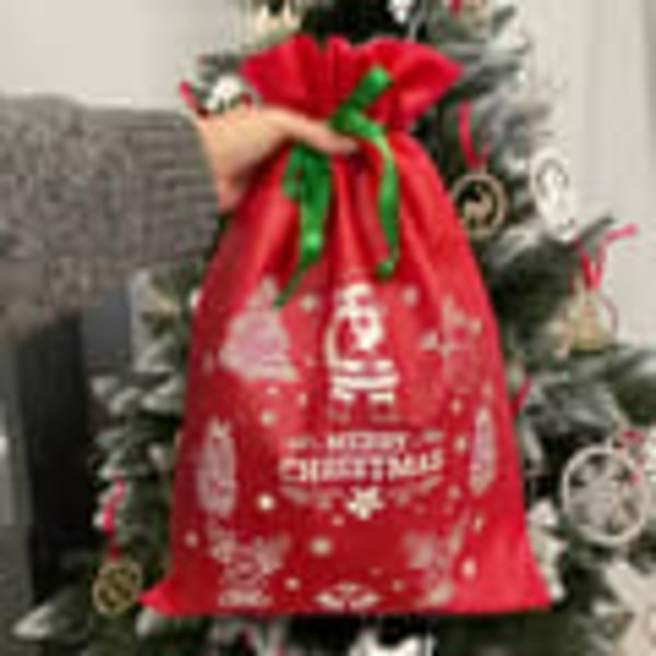 4-Pakning Juleposer / Gavepose - 45x29cm