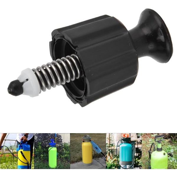 PP Tryckventil Automatisk Säkerhetsventil Tillbehör för 3L/5L/8L Ryggsäck (Svart)