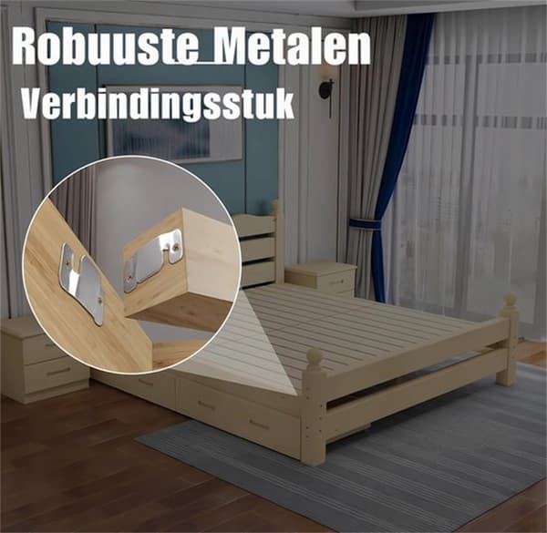 ING 4-delade sektionssoffkopplingar Möbelkopplingar Premium metallsoffkoppling med skruvar Passar tvåsitssoffa (silver), skåphängare