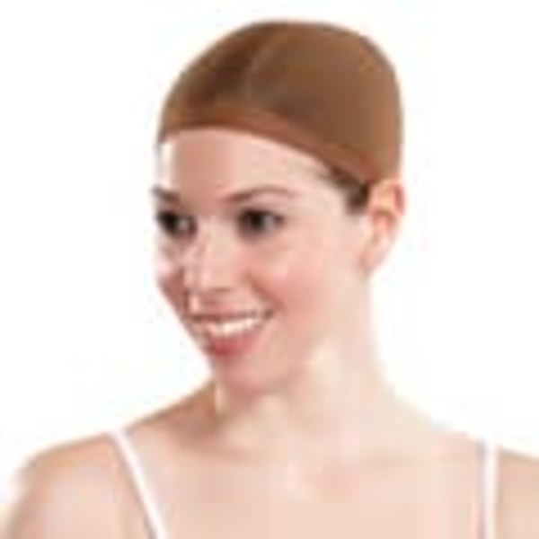 Peruknät, 2-pack - Brun