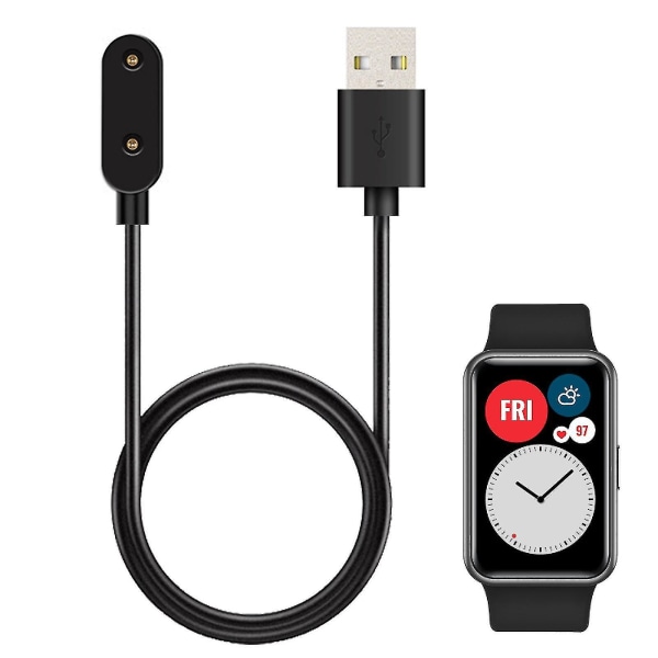 För Huawei Watch Fit Laddare Magnetisk Adapter USB Laddningskabel Bassladd