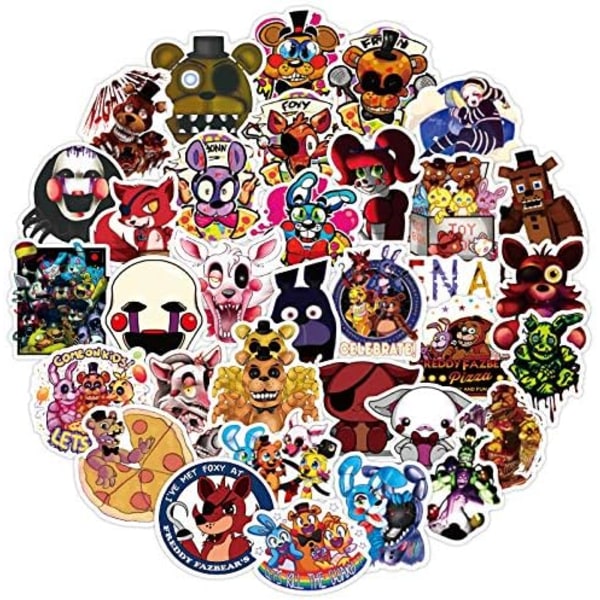 Videospill Roblox Klistremerker | 50 Vinylklistremerker Five Nights At Freddy's