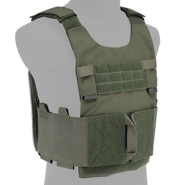 LV-119 Lågprofil Slick Plate Carrier Taktisk Väst Airsoft Militär Krigslek Lätt Anpassningssystem Slickster Assault Väst VE-73 RG