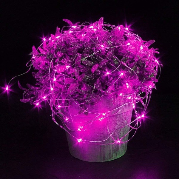 30 LED 3M rosa ljusslinga, perfekt för