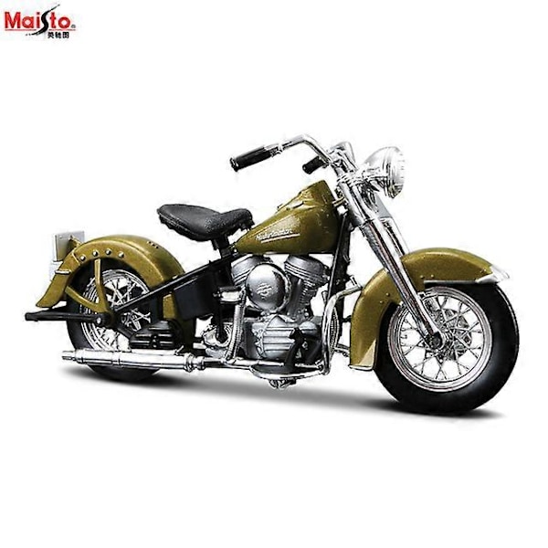 1:18 Harley-Davidson Moottoripyörä 1948 FL Panhead automalli metalliseos moottoripyörämalli leluautosarja