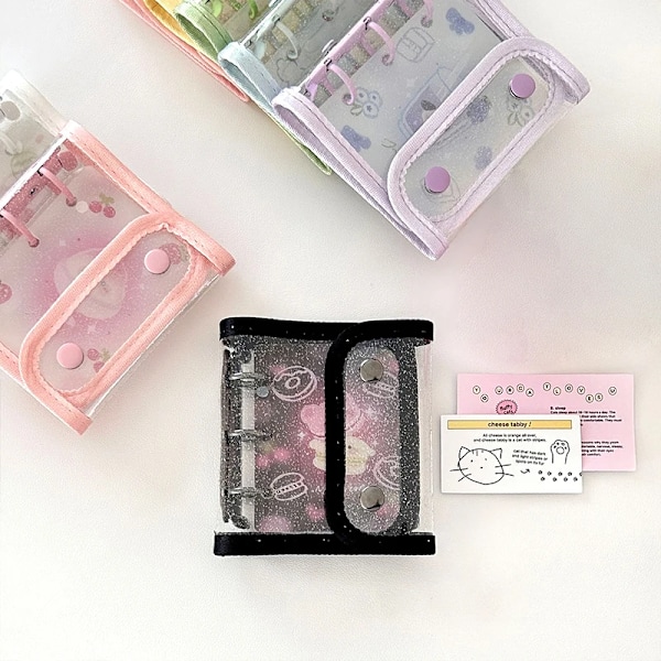 Transparent Fotokortshållare Vattentät Idol Kortpärm Kpop Idol Kort Samlingsbok Färgglad Lös Fotokort Samlingsbok S10 Photo album