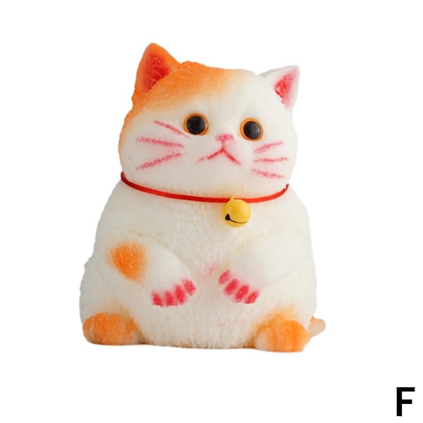 WAGA Söpöt Kissa Squish Pallot, Stressipallo, Taba Squish Kissa Lelu, Stressi Maneki-Neko 15cm