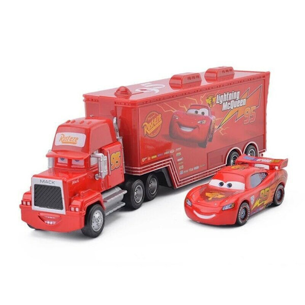 1 kpl Disney Pixar Lentokone ja Autot Salama McQueen Mack Kuljetusauto Leikkiauto #1