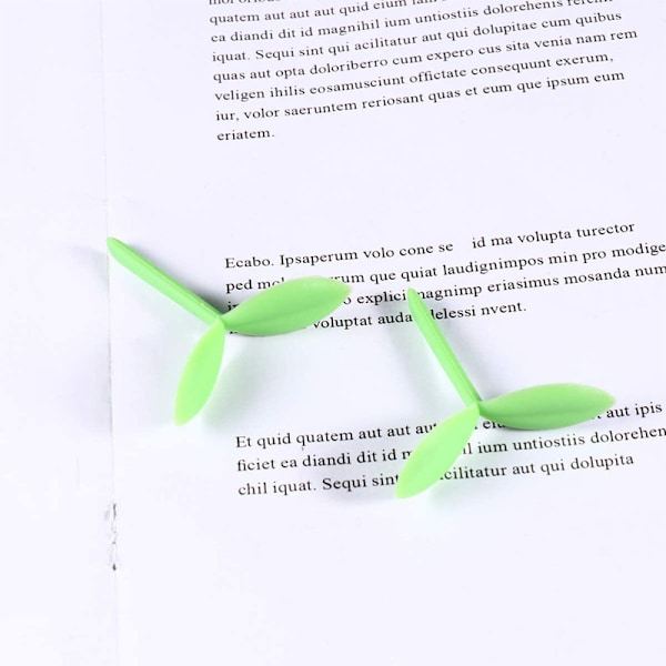 Versovat pienet kirjanmerkit Silikoniset ruohon silmut Luova vihreä