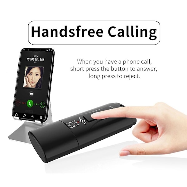 Kannettava FM-lähetin auton Bluetooth 5.0 -vastaanotin USB-modulaattori