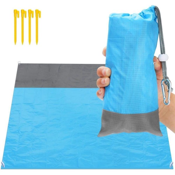 Beach Blanket Ultralight Picnic Blanket Waterproof 200x140cm