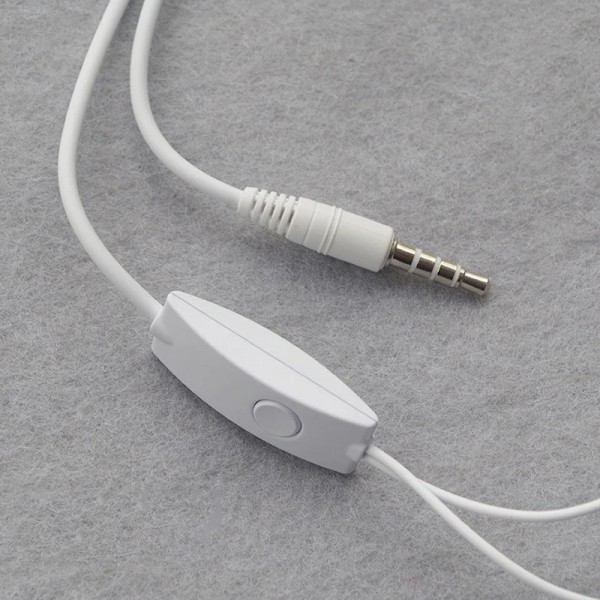 För Samsung 3.5mm Hörlurar EHS61 S5830 Med Mikrofon Headset För Samsung Galaxy A70 A50 A30 M20 M60 M 51 S8 S9 S10 Plus white